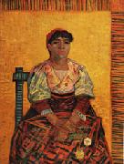 Vincent Van Gogh The Italian Woman Spain oil painting reproduction